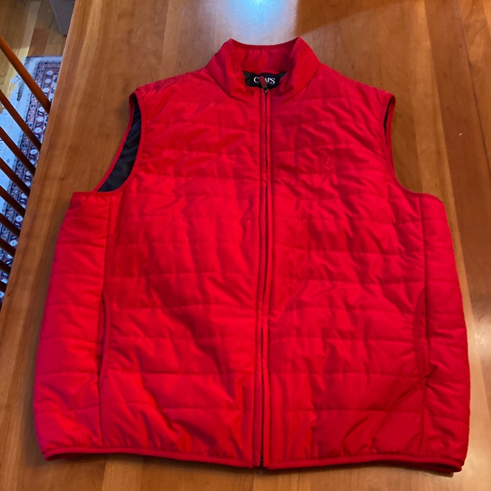 CHAPS Size XL Red Vest